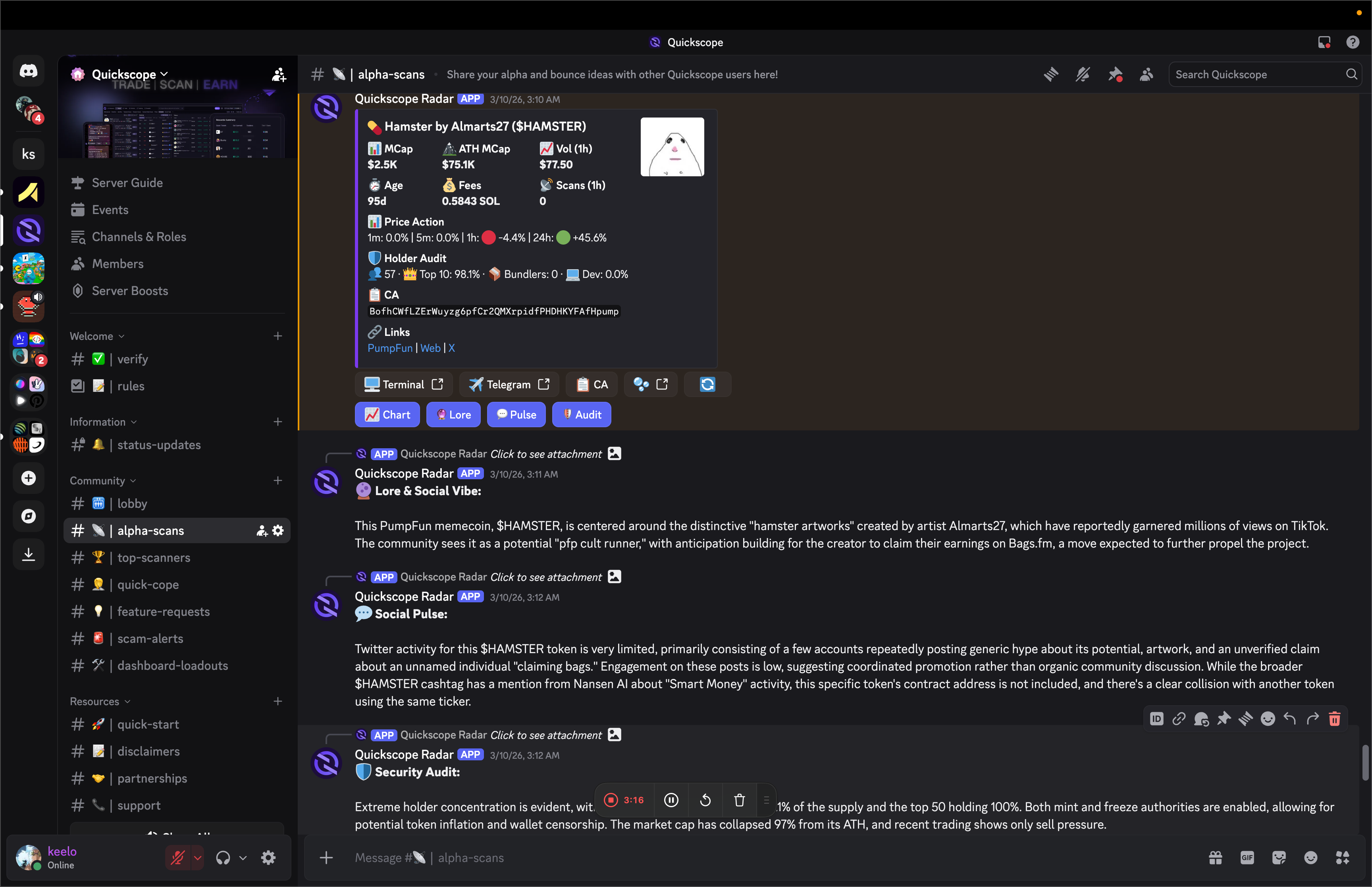 Discord Scan Bot — AI report format 2