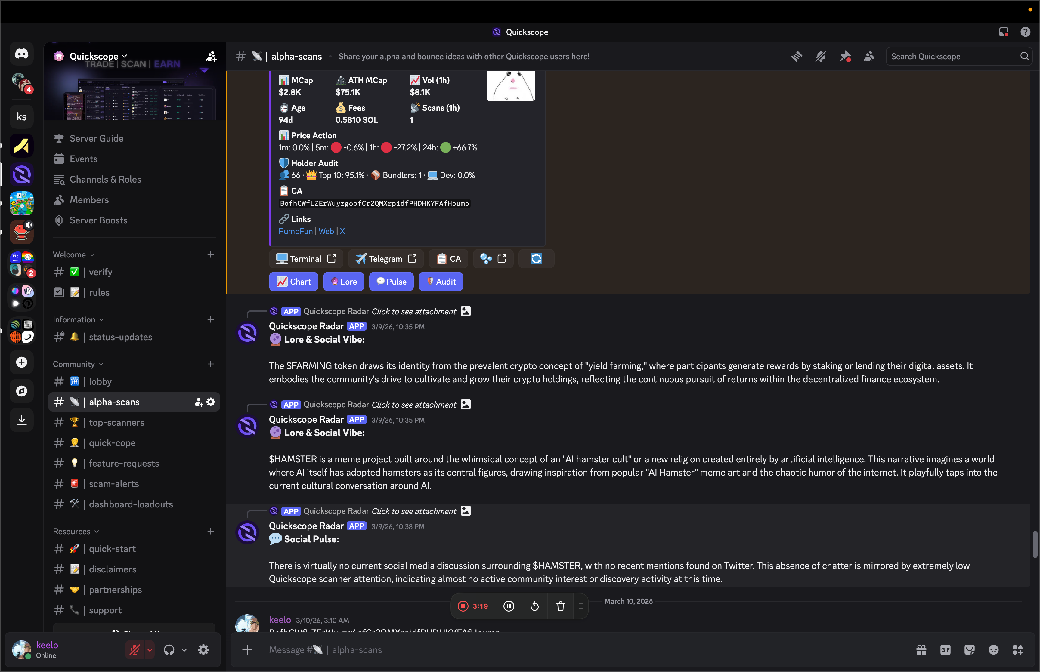 Discord Scan Bot — AI report format 3