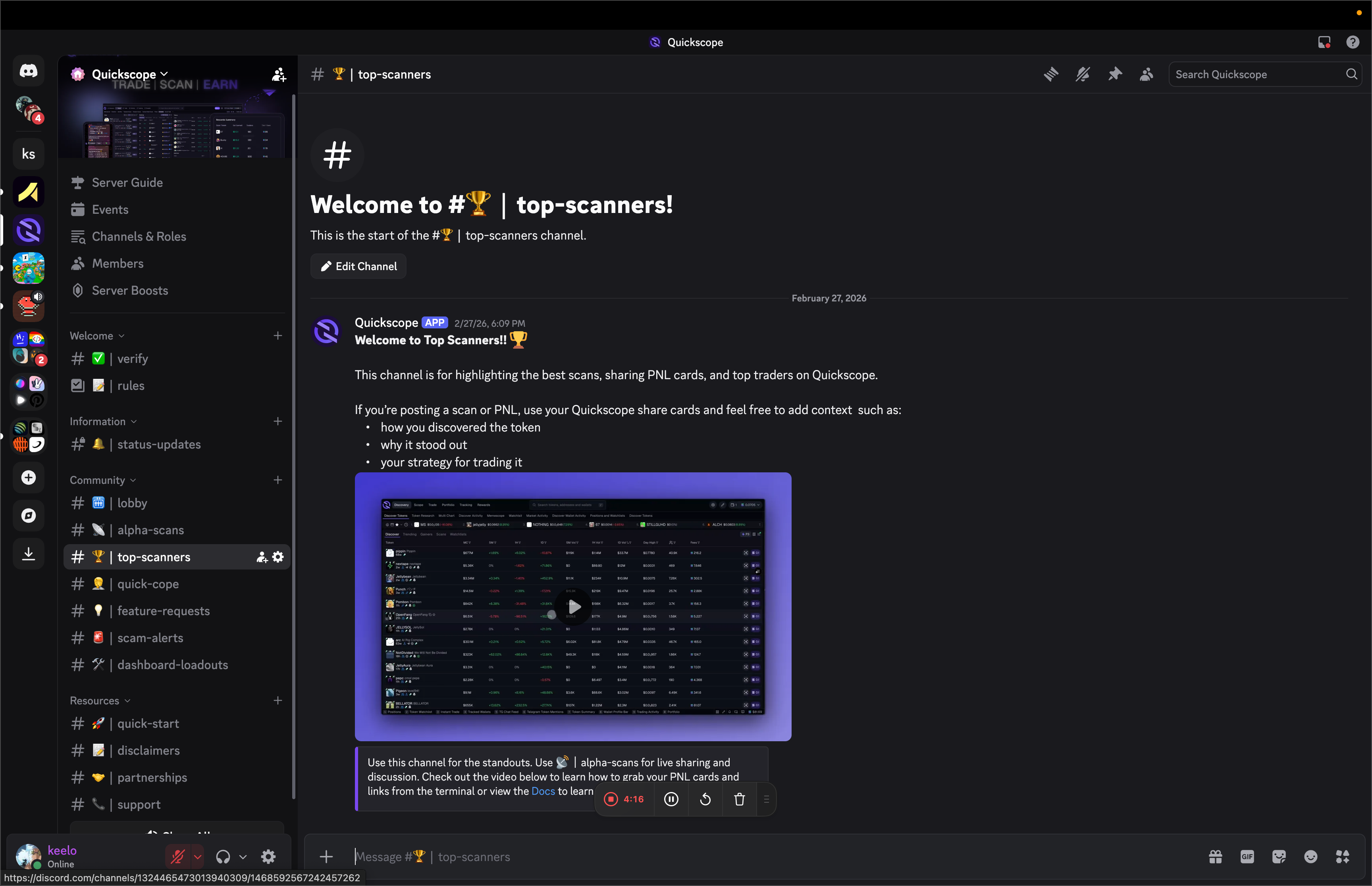 Discord Scan Bot — Leaderboards 1