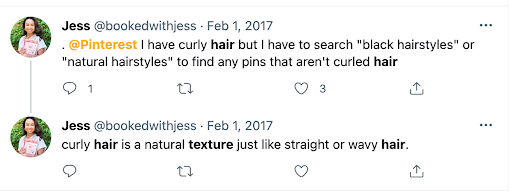 Hair Pattern Filters — User feedback 1